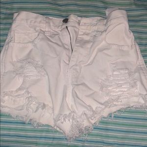 White Hollister Shorts